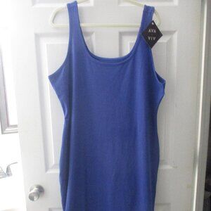 Ava & Viv Sleeveless Junior Dress 2x NWT